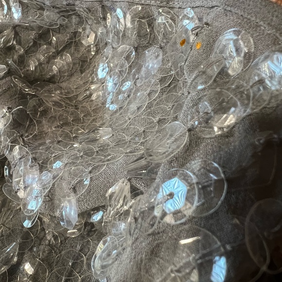 NEW ASOS EDITION Sequin and Crystal Fringe Skirt Size 4 - Picture 10 of 10